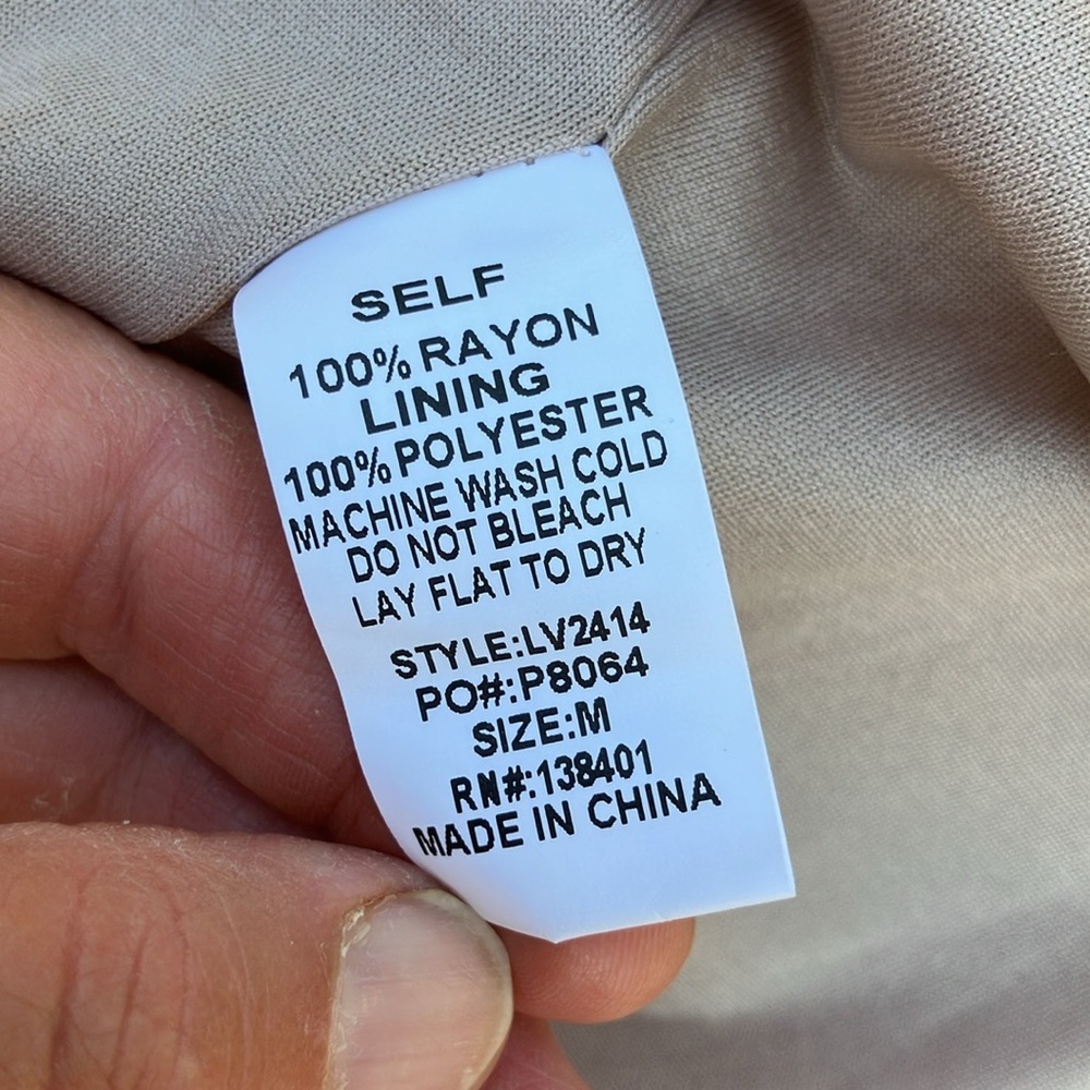 L Love Self maxi dress with tie lace back M - Picture 14 of 14